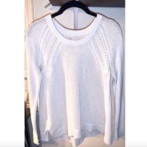 White LOFT sweater
